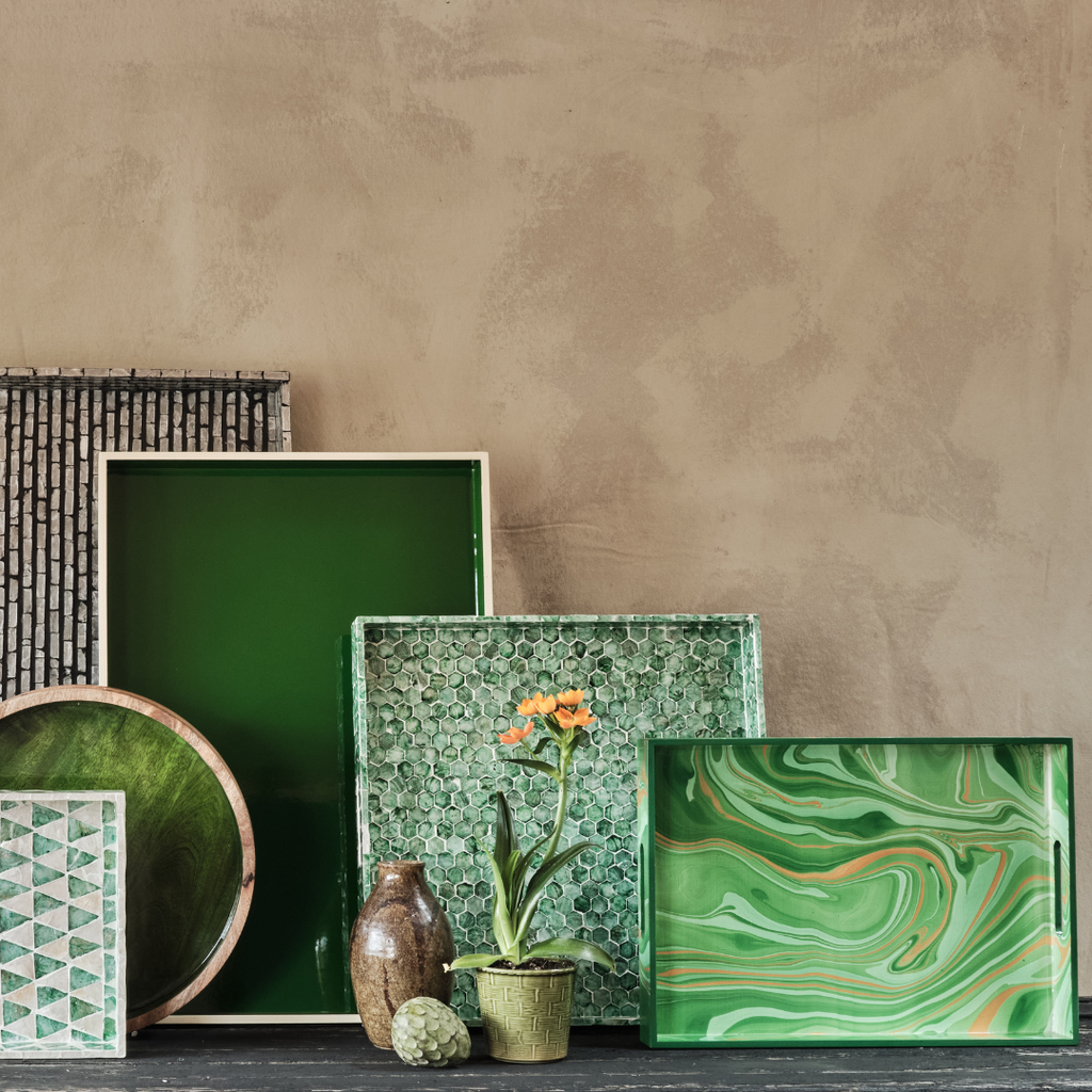 Melisseus Green Pearlescent Tiles