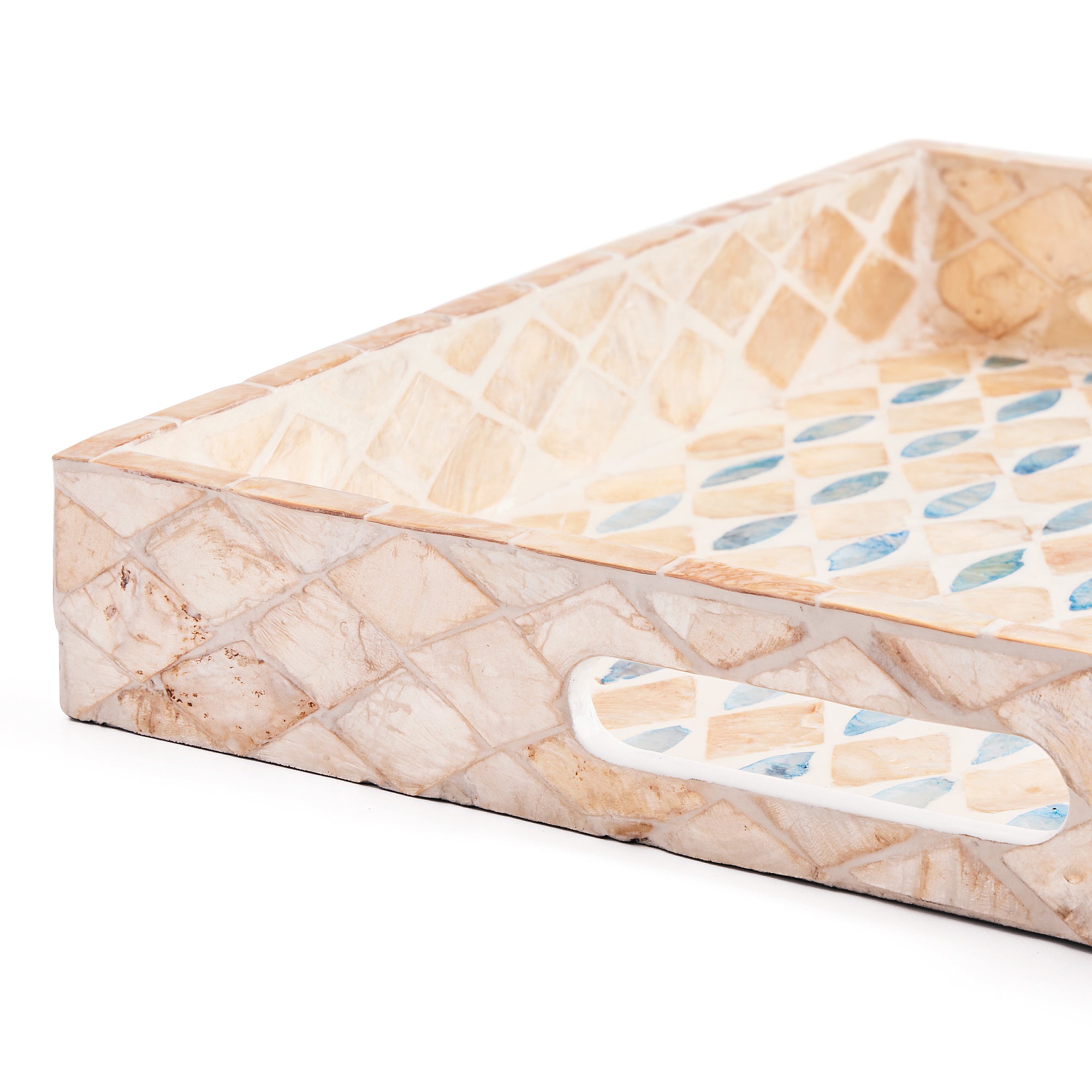 Chesca Mother of Pearl & Blue Tile