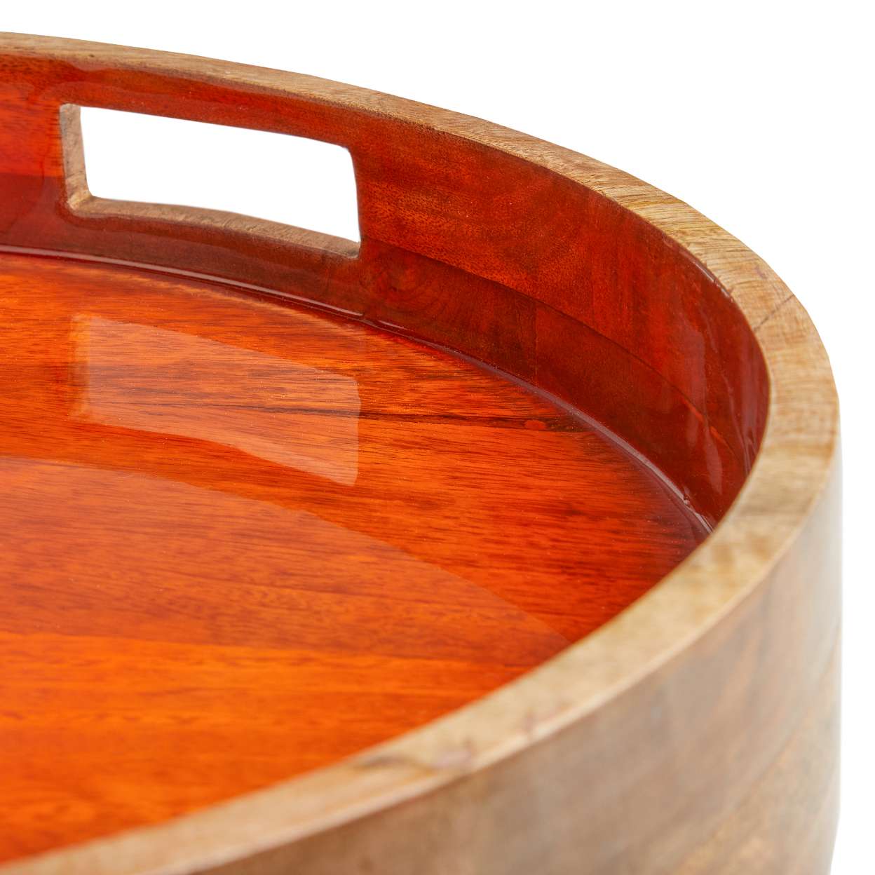 Kamal Round in Orange [2 Sizes]